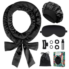 Gwabee bandeau coiffant satin sans chaleur pour des boucles naturelles sans effort.