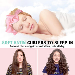 Gwabee bonnet satin dormir : protection douce des cheveux pendant le sommeil.