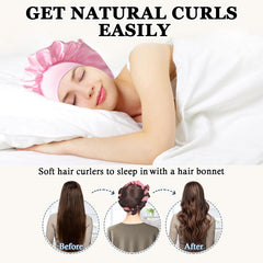 Gwabee bonnet satin dormir protège les cheveux durant la nuit
