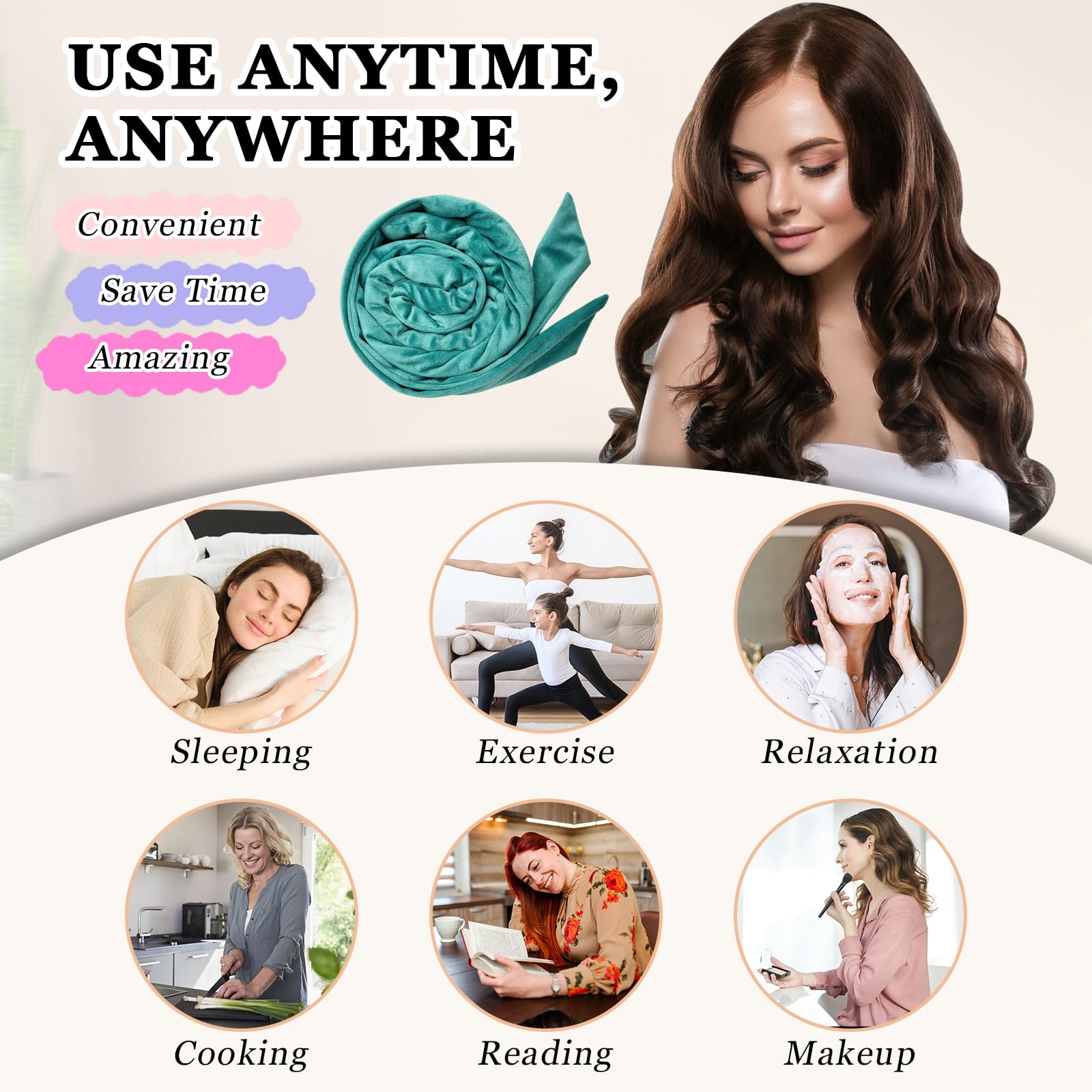 Gwabee bouteille vaporisateur, hydratation légère des cheveux