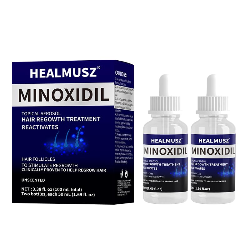 GXQ Minoxidil 5% flacon 100 ml - solution capillaire sans parfum pour usage quotidien.