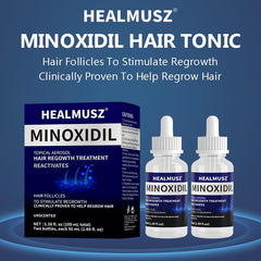 GXQ Minoxidil goutte à goutte pour application précise sur cuir chevelu.