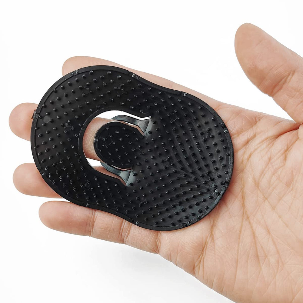 GXXMEI peigne paume de poche noir taille mini idéale pour glisser dans la poche