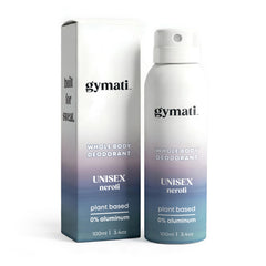 Gymati déodorant naturel en bouteille offre une protection durable et une fraîcheur tout au long de la journée.