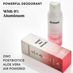 Gymati déodorant-spray-utilisation-sport idéal après l’entraînement et activités intenses.