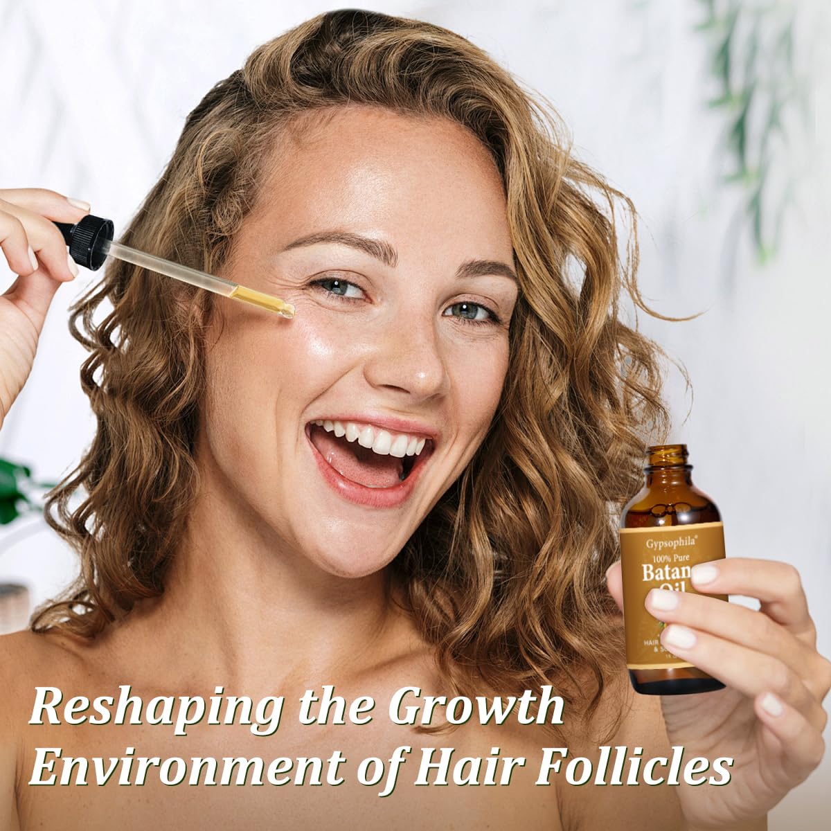 Gypsophila Batana Oil helps you achieve soft, resilient hair