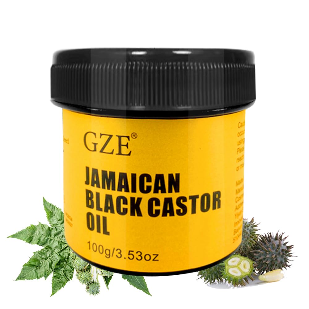 GZE huile noire de ricin — croissance cheveux: stimulation et nutrition.
