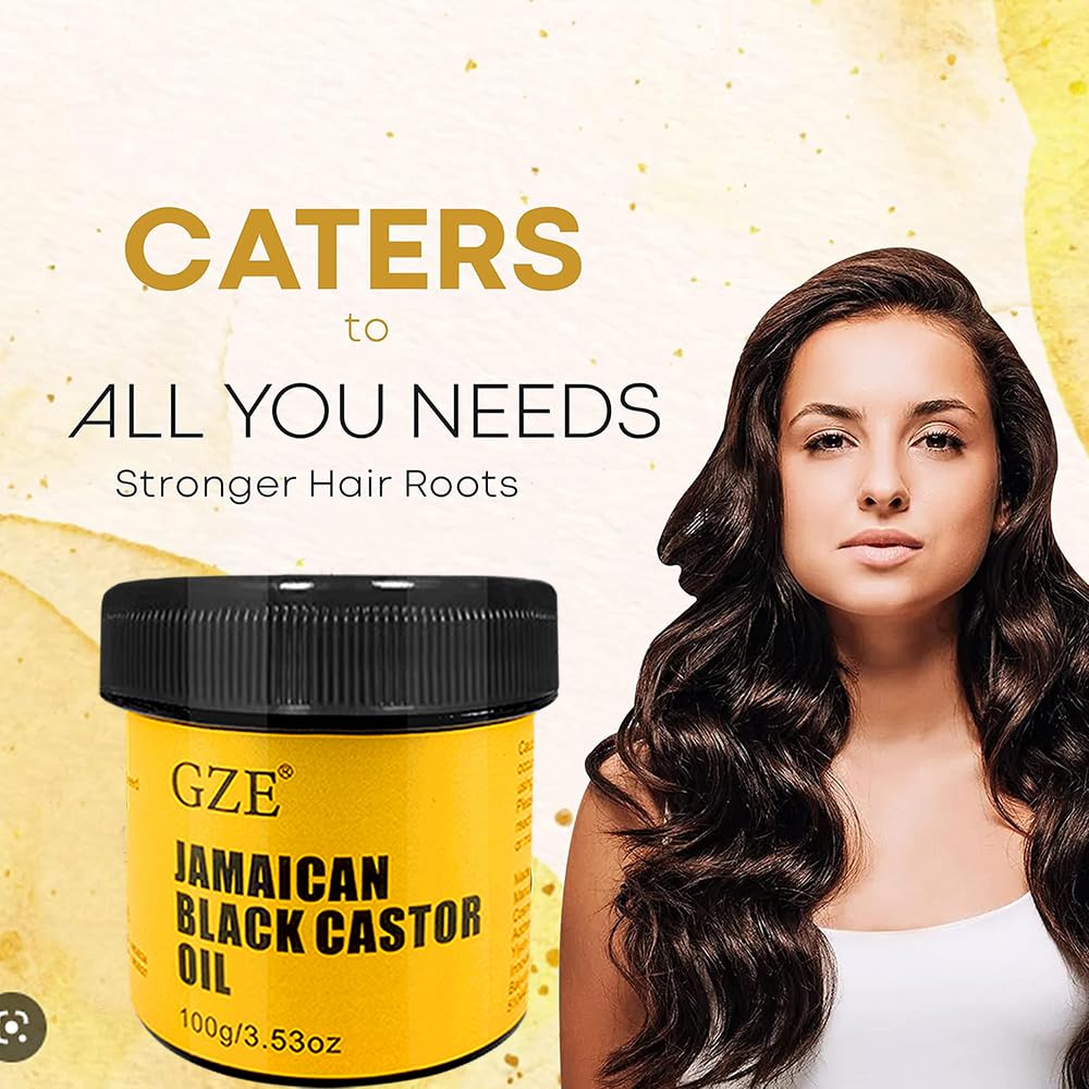 GZE huile noire de ricin — ingrédients naturels et vegan sans additifs.
