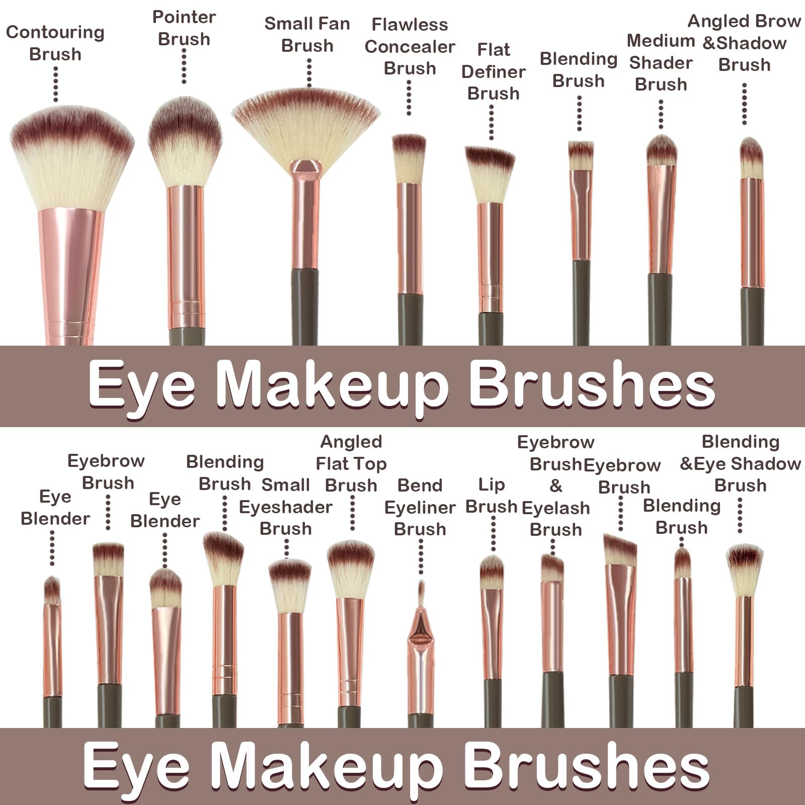 GZIXBDA éponges maquillage grandes et petites – textures douces et couvrantes