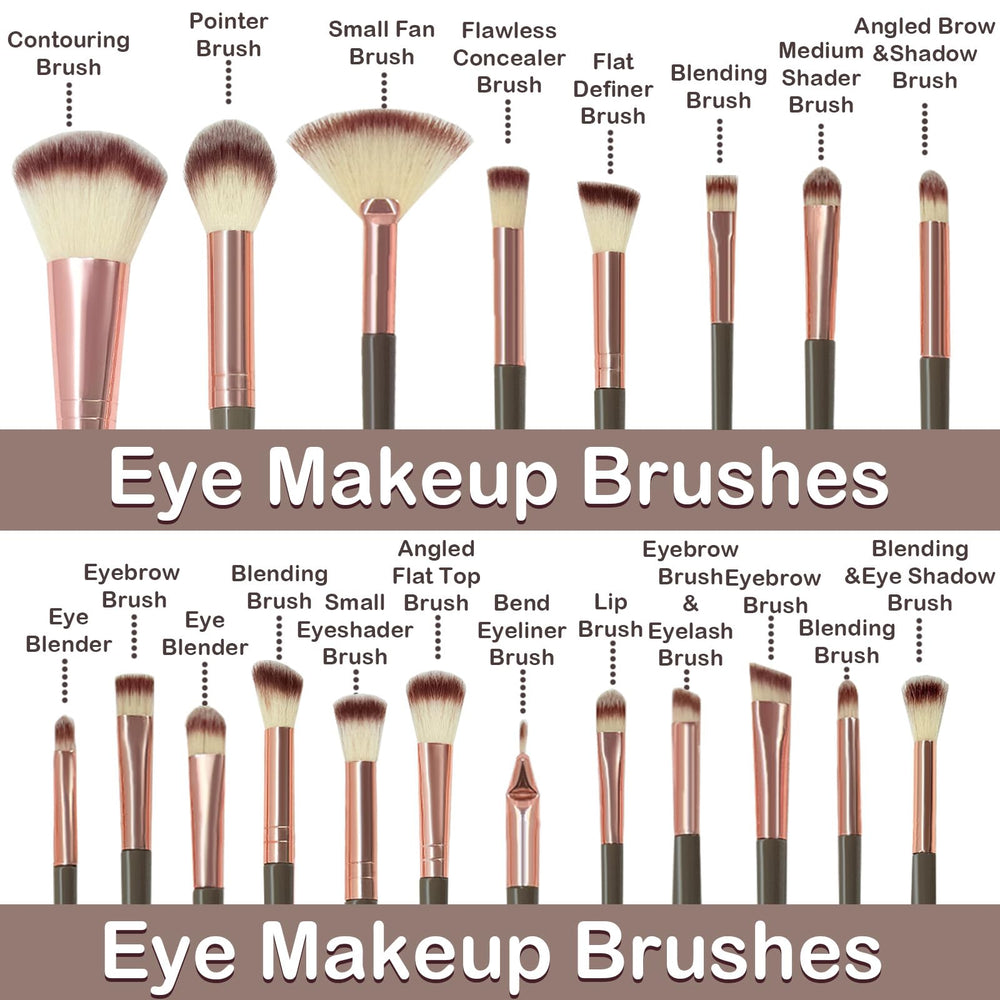 GZIXBDA éponges maquillage grandes et petites – textures douces et couvrantes