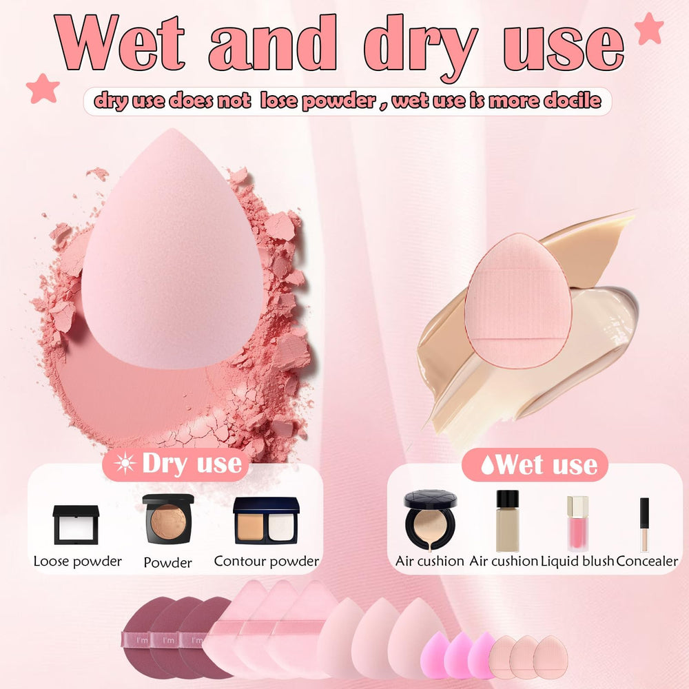 GZIXBDA éponges maquillage mini pour retouches précises