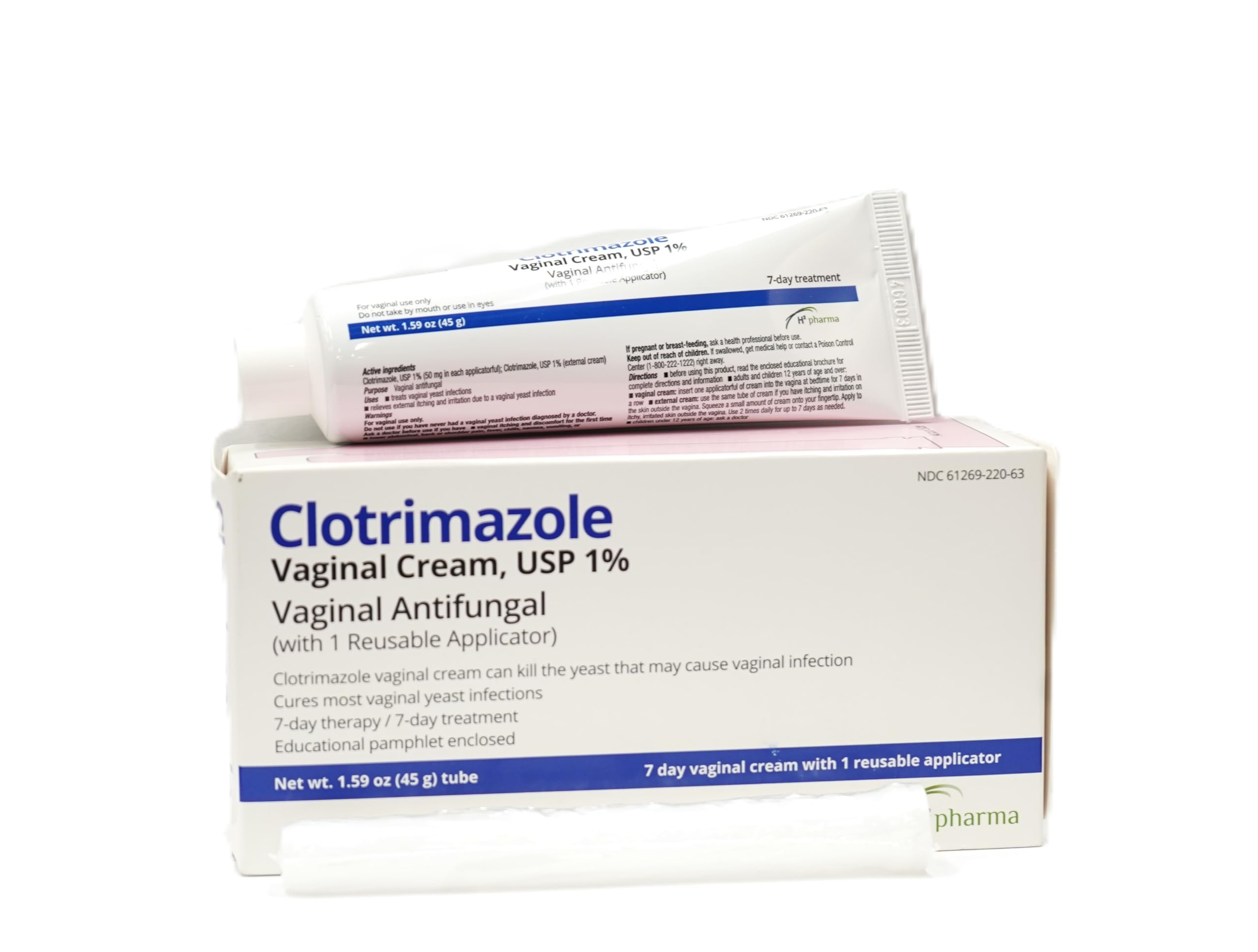 Utilisation externe sécurisée avec crème Clotrimazole H2 pharma.