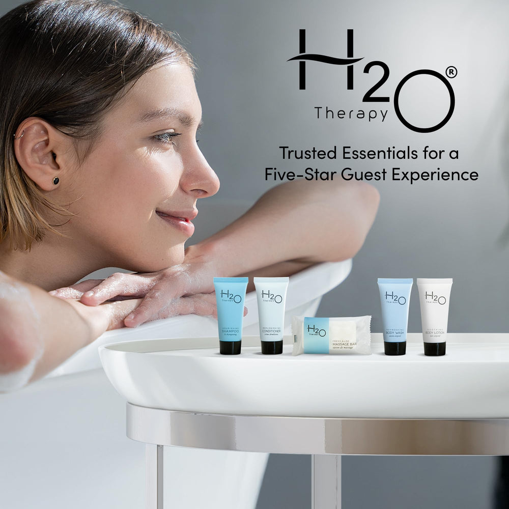 H2O Therapy emballage luxe hôtel aspect élégant