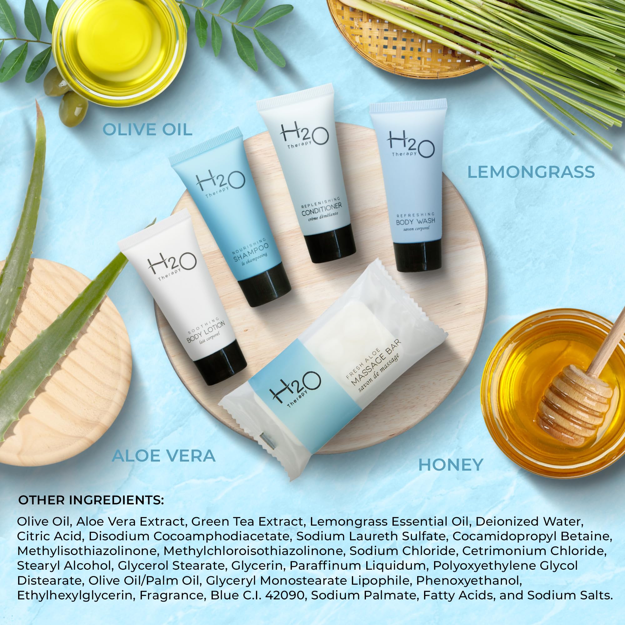 H2O Therapy lotion mini-bouteille pour peau nourrie
