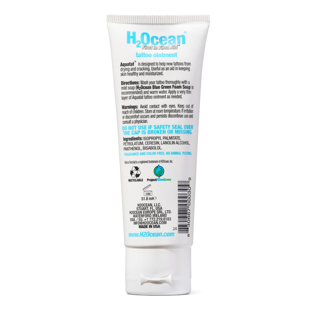 H2Ocean Aquatat: utilisée par professionnels et passionnés avant, pendant et après tatouage