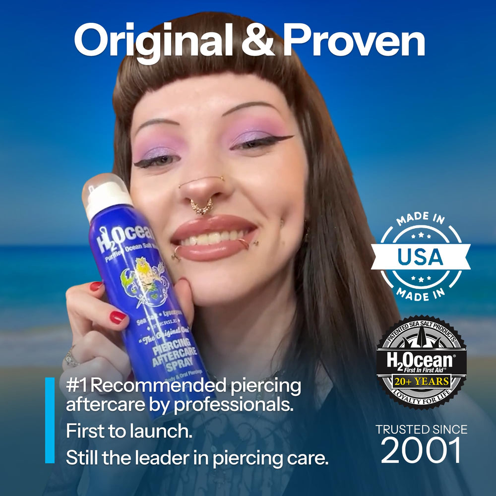 H2Ocean: eau saline naturelle formulée pour l’entretien en douceur.