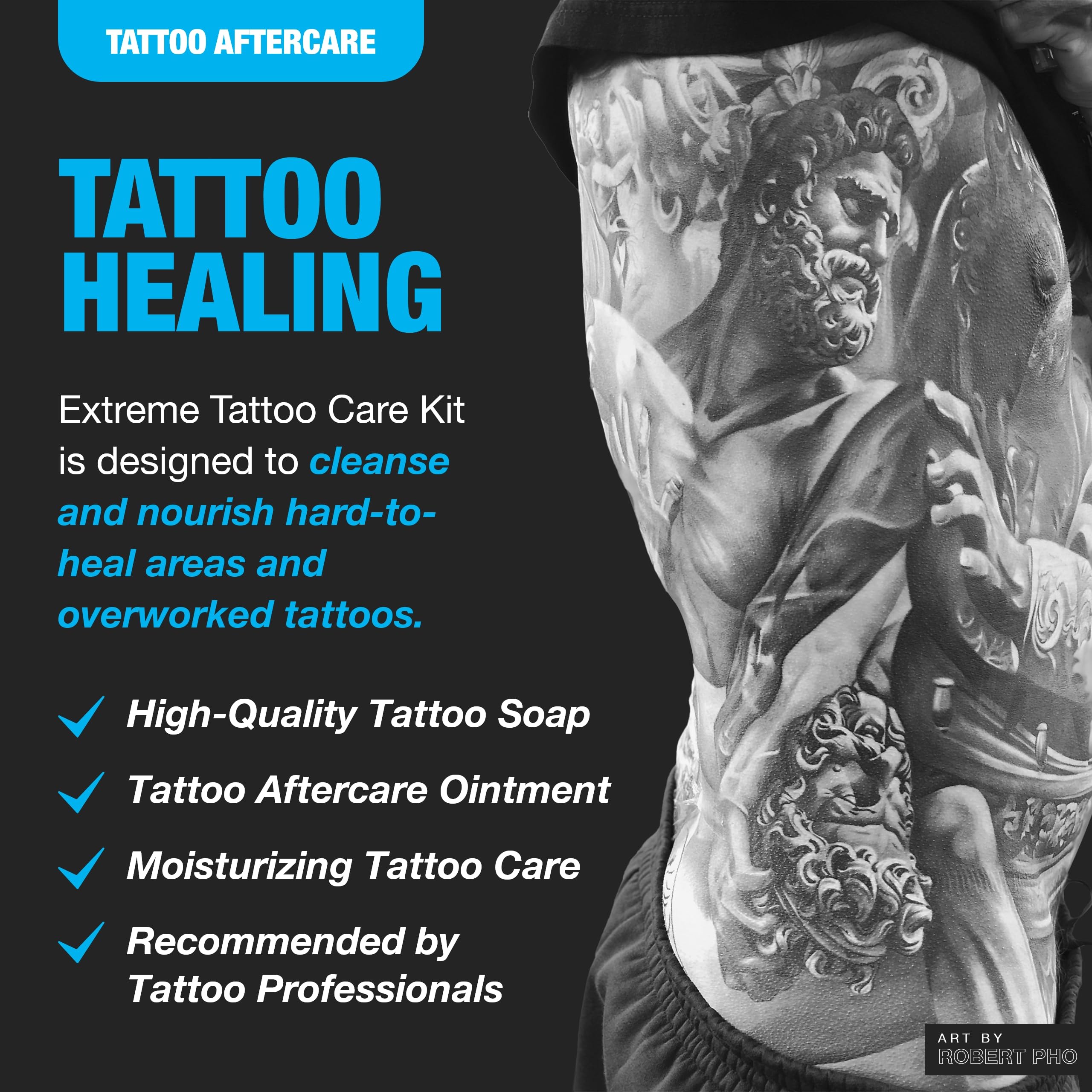 Crème hydratante Ocean Care 74 g pour tatouage vibrant et confortable.