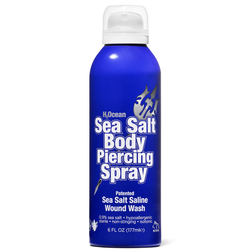 H2Ocean spray eau de mer pour piercing, nettoyage doux d'un nouveau piercing