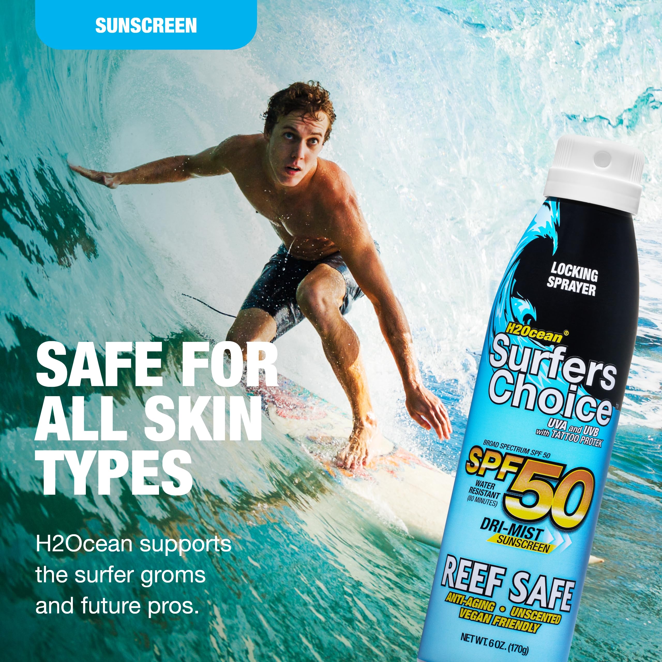 H2Ocean Surfers Choice with Aloe Vera and Jojoba for hydration