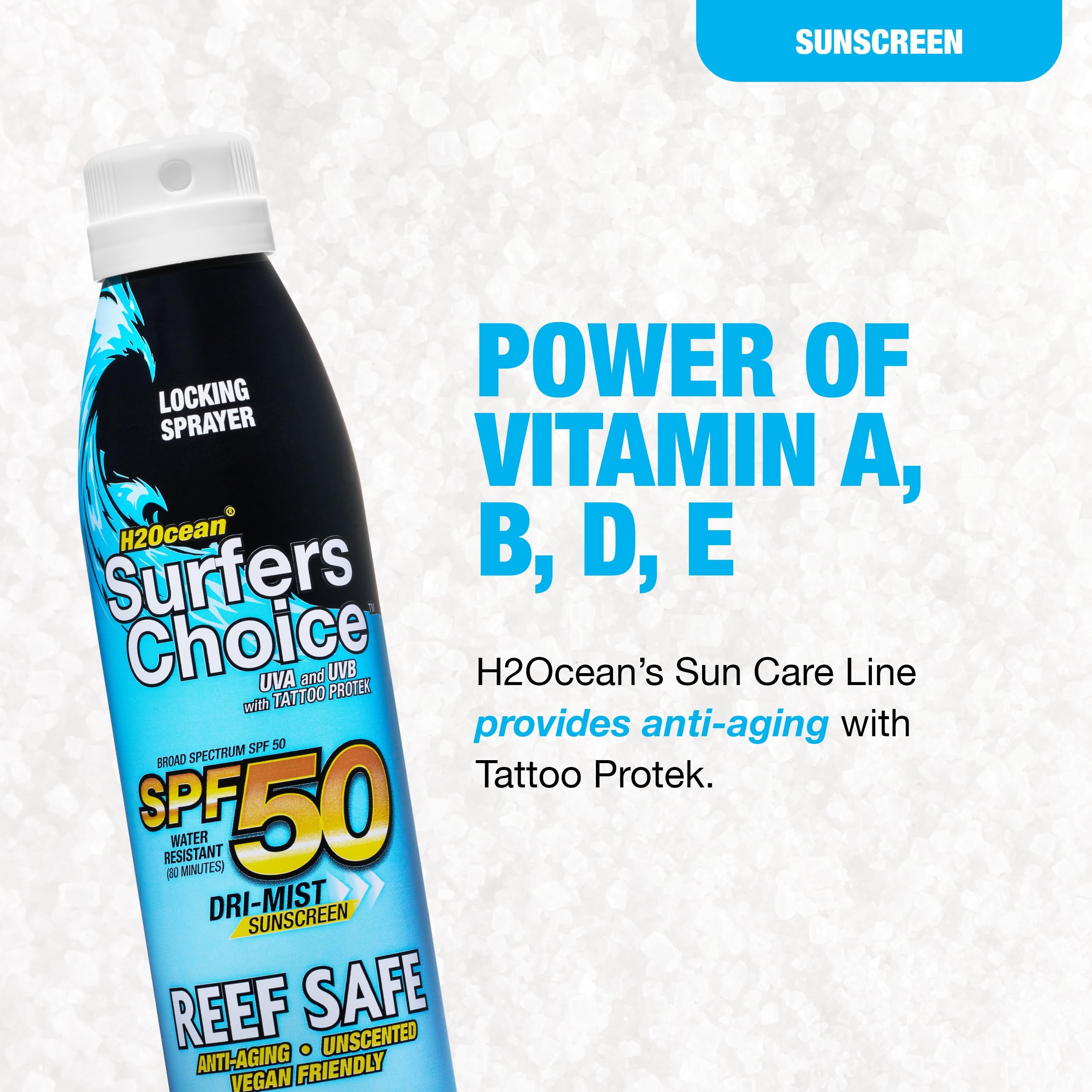 H2Ocean Surfers Choice reef-safe formula, ocean-friendly sunscreen
