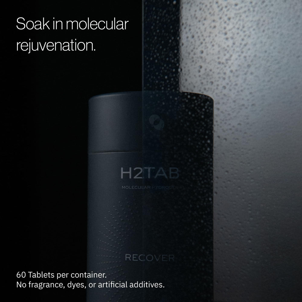 Tablettes H2TAB hydrogène: dissolution rapide pour relaxation musculaire après l'effort.