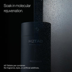 Tablettes H2TAB hydrogène: dissolution rapide pour relaxation musculaire après l'effort.