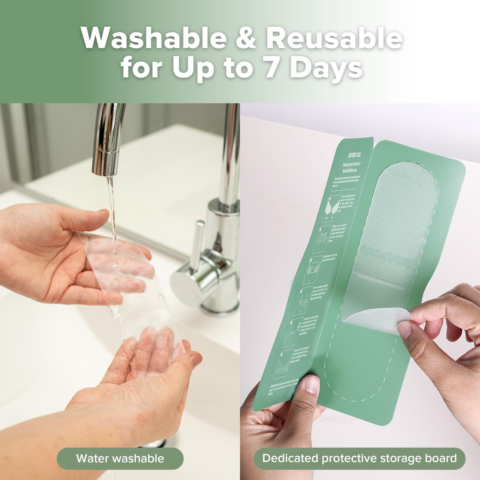 Haakaa bandes réutilisables, lavage facile et longue durée section C.