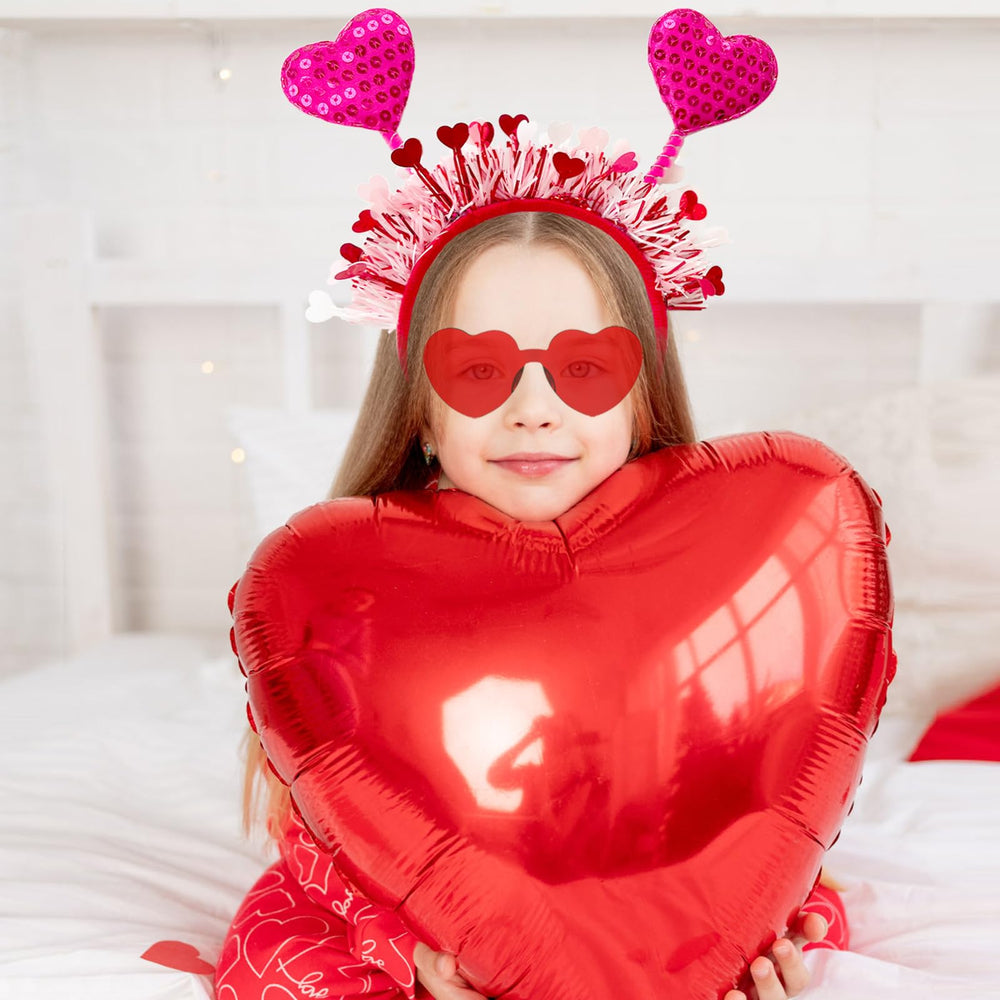 Lunettes cœur Haawooky sans monture, idéales pour portraits.