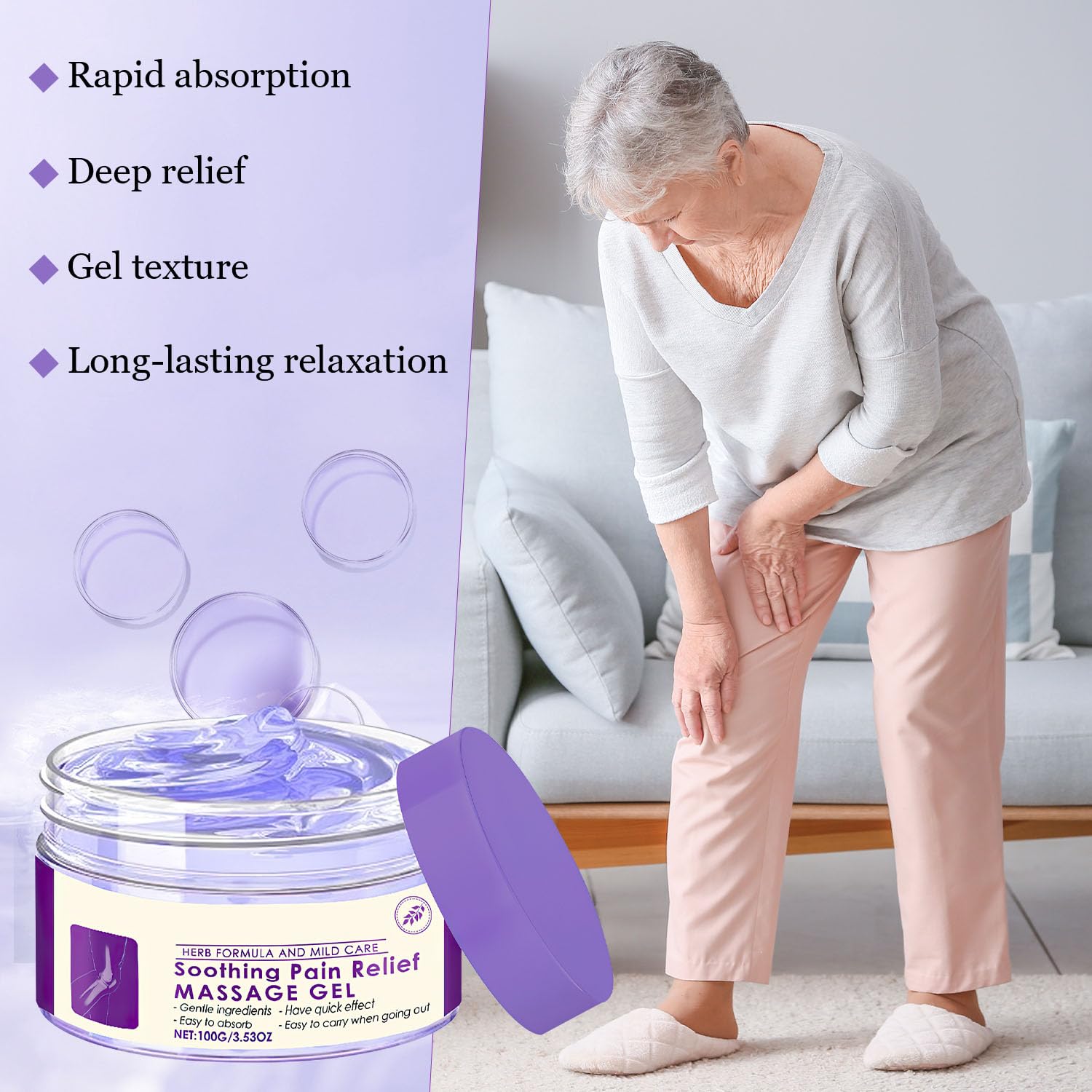 Emballage Hadaclub Gel, présentation soignée prête pour étagère.