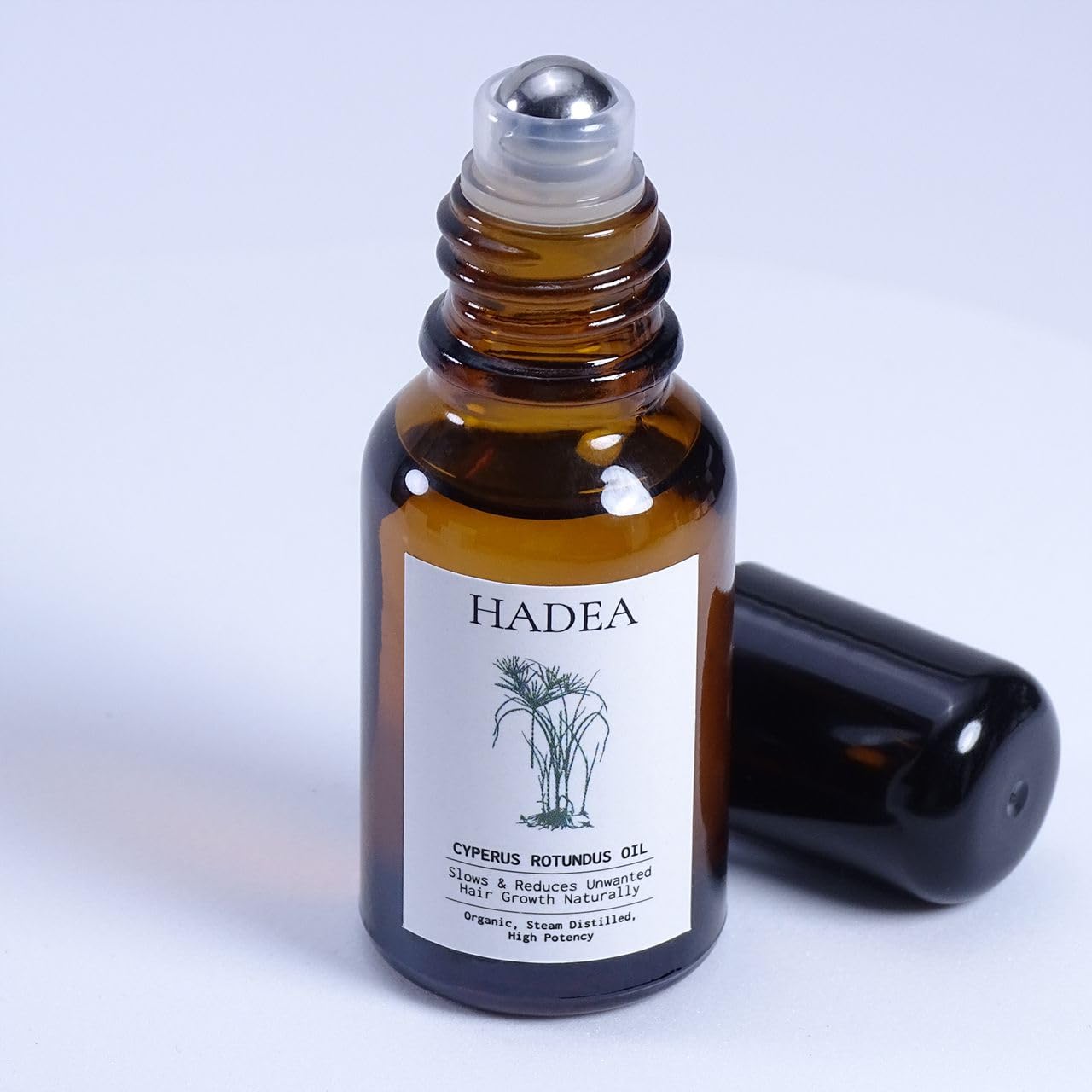 HADEA huile Cyperus Rotundus, emballage portable idéal pour le voyage et l’usage rapide.