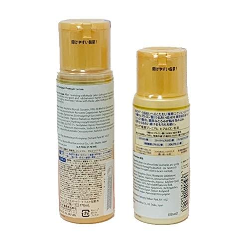 Texture légère de la lotion Hadarabo Gokujyun prête à s absorber rapidement.