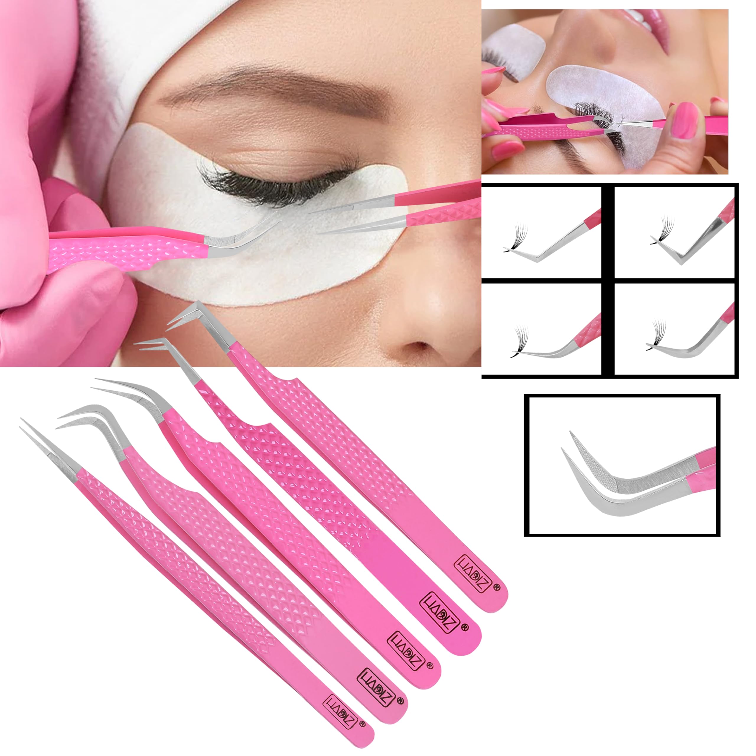 Pinces HADIZ en acier chirurgical rouge garantissant durabilité et hygiène.