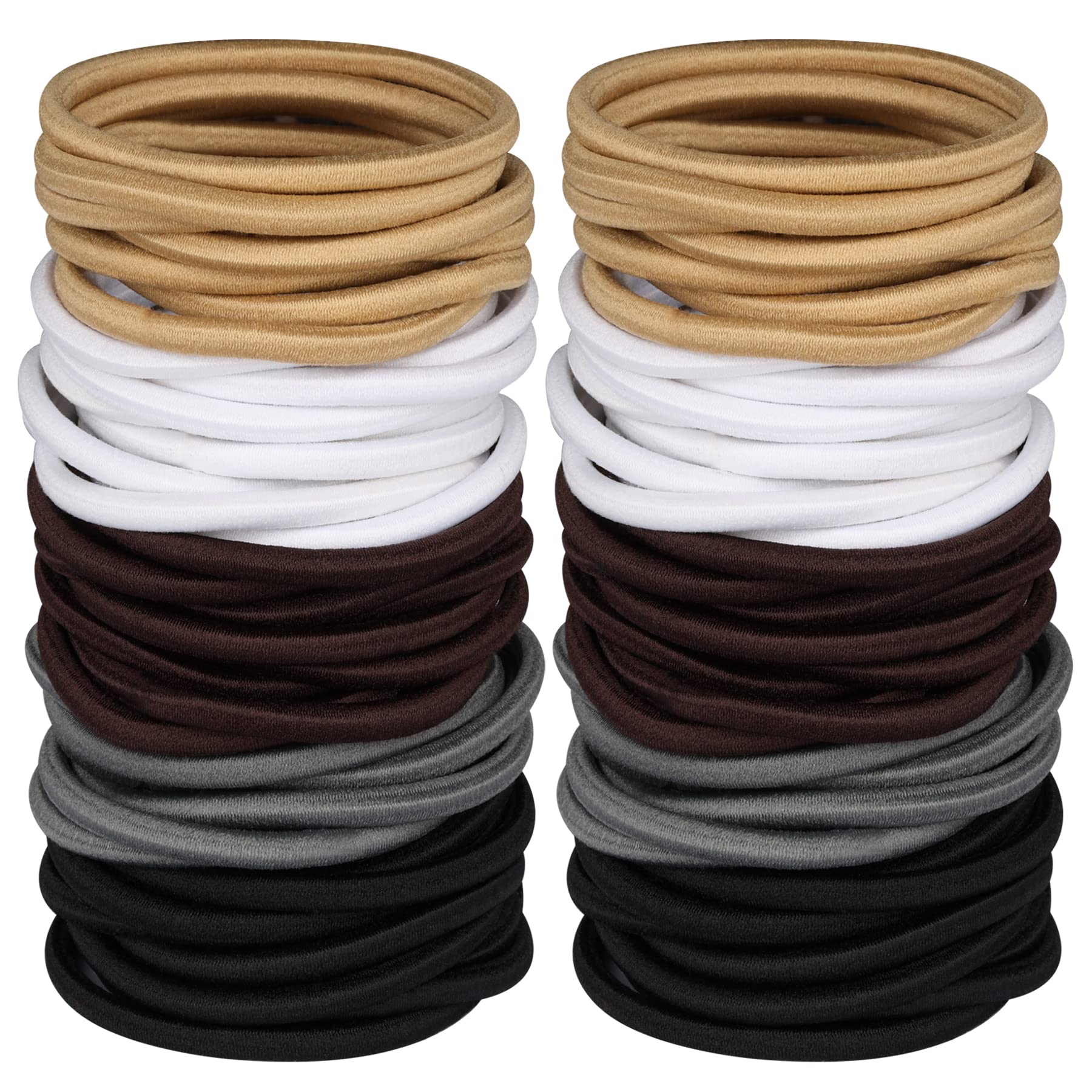 Hageolan Bandes Elastiques Cheveux – Ensemble couleurs, maintien sans dégâts.