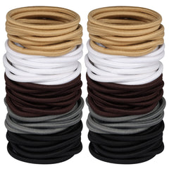 Hageolan Bandes Elastiques Cheveux – Ensemble couleurs, maintien sans dégâts.