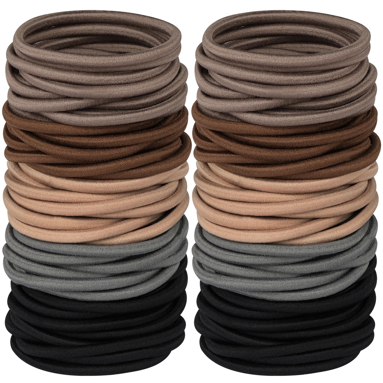 Hageolan elastiques multicolores 120 pièces, pack pratique pour usage quotidien sans dommages.