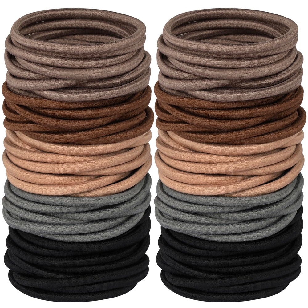 Hageolan elastiques multicolores 120 pièces, pack pratique pour usage quotidien sans dommages.