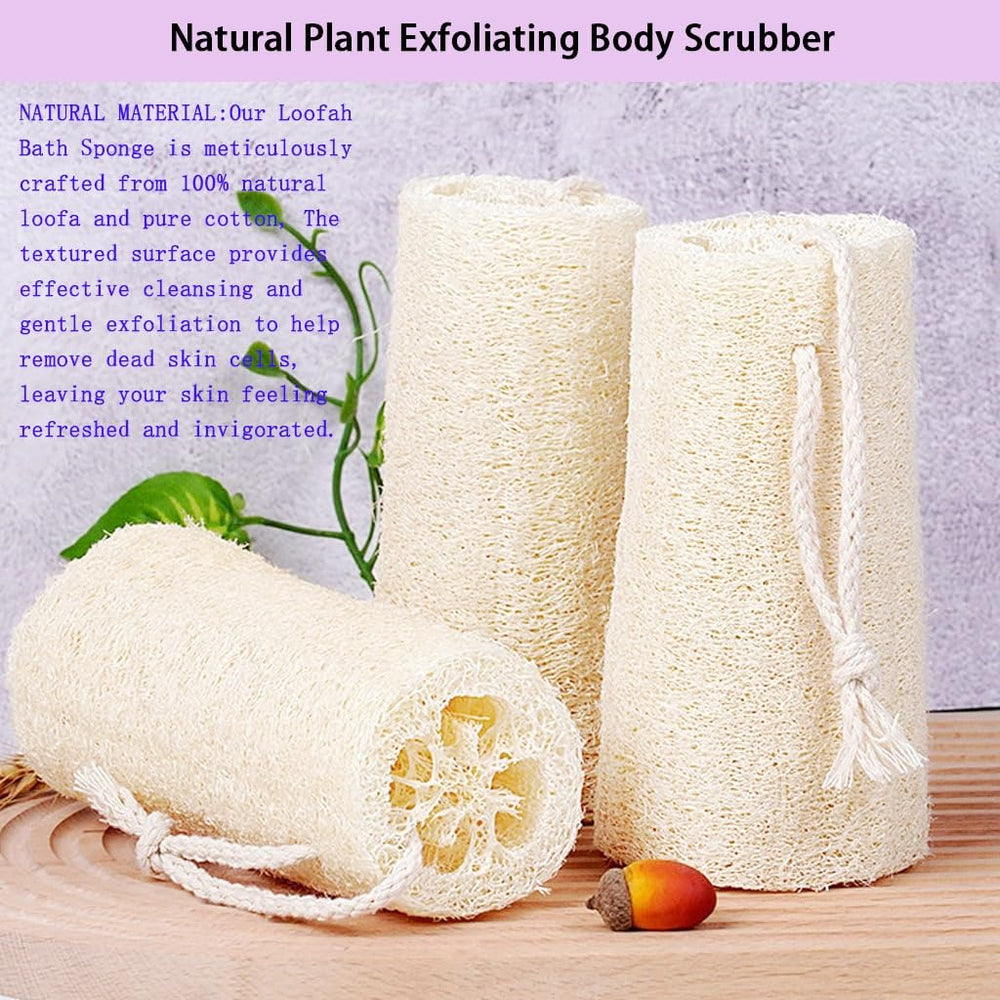Loofah haikuluo avec boucle de suspension facilitant le séchage