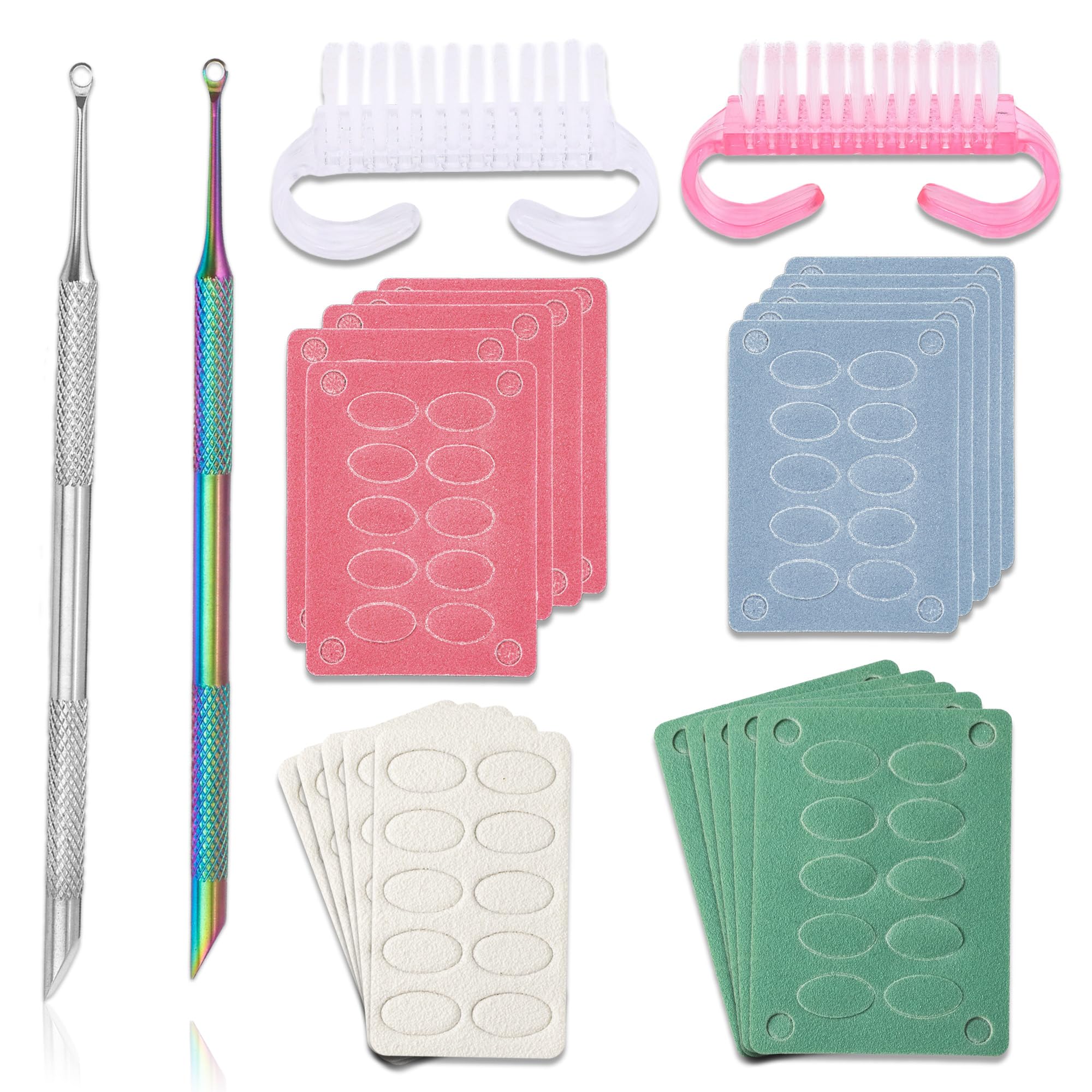 Poussoir cuticule double-face HaimiLiya pour décollement précis et douceur.