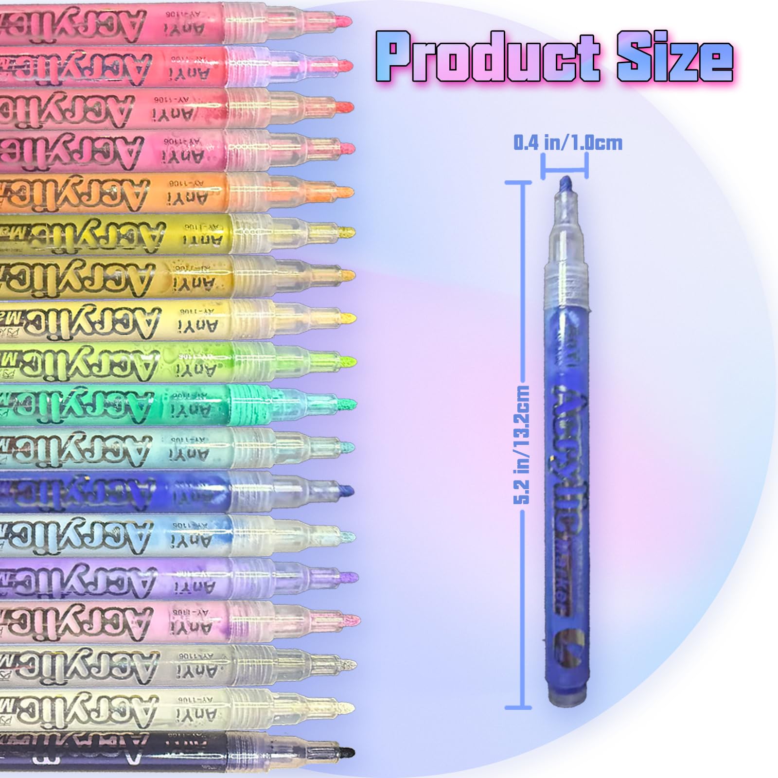 HAIOLORPRO stylo ongles dessin rapide et précis pour motifs simples