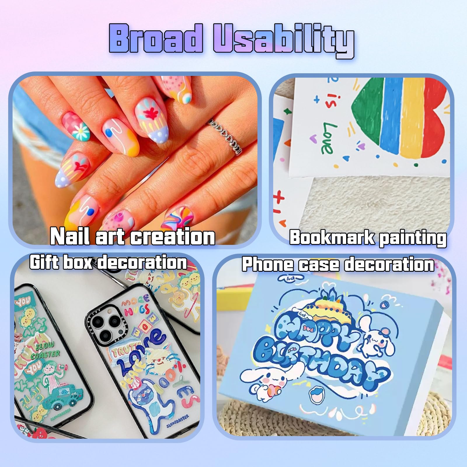 HAIOLORPRO stylo ongles dessin sur supports divers