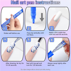 HAIOLORPRO stylo ongles séchage rapide et nettoyage facile
