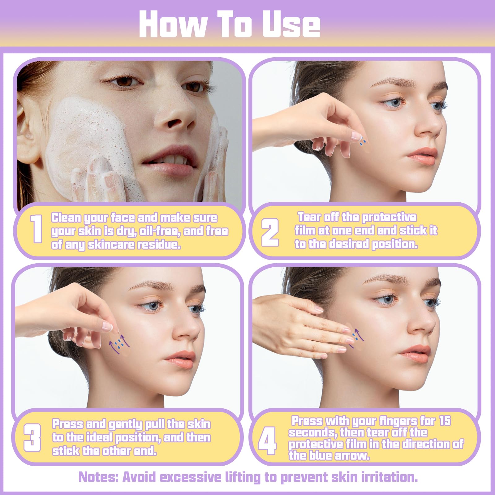 HAIOLORPRO tape contour œil invisible, contours nets pendant le maquillage.