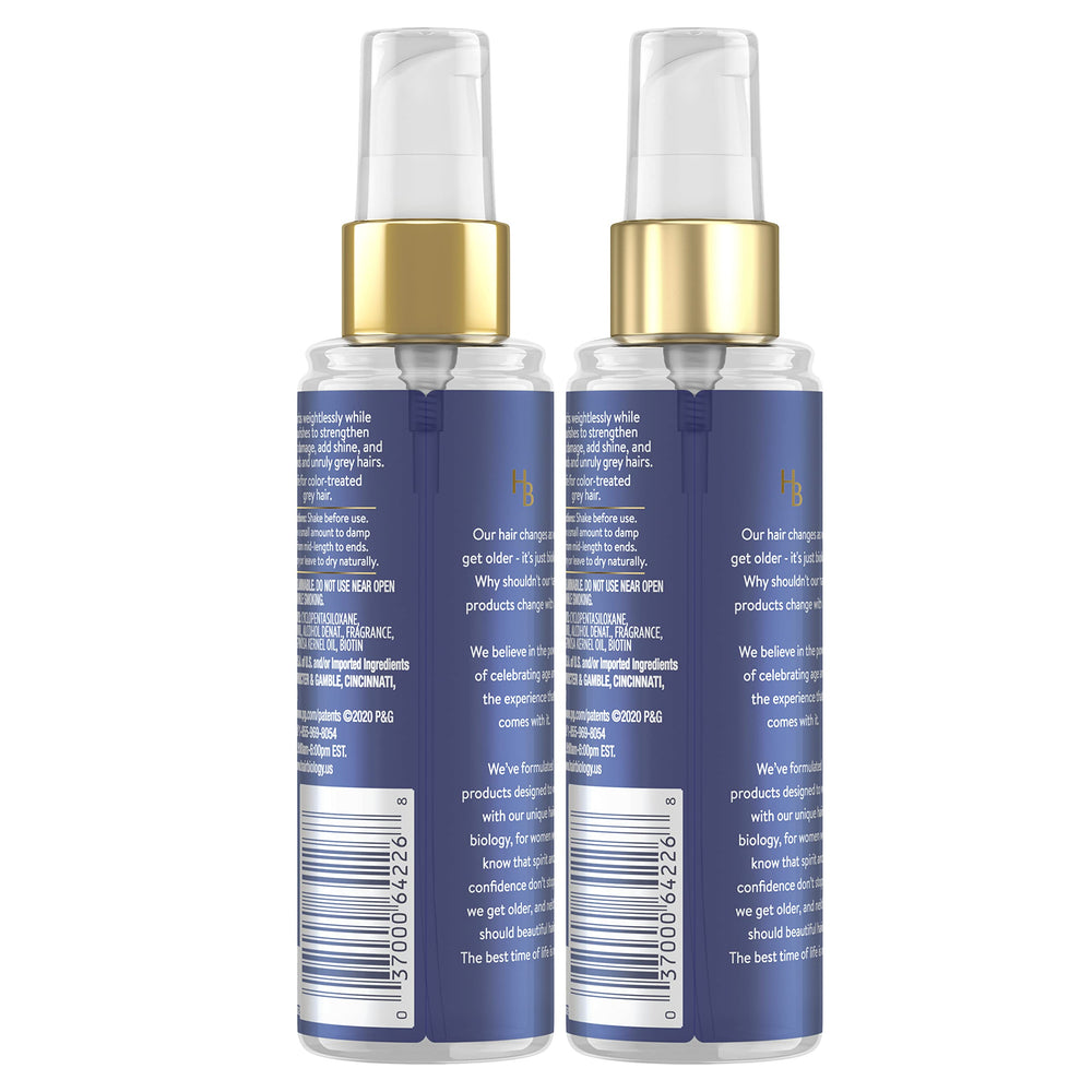Pack double Hair Biology avec deux flacons de 95 ml chacun.
