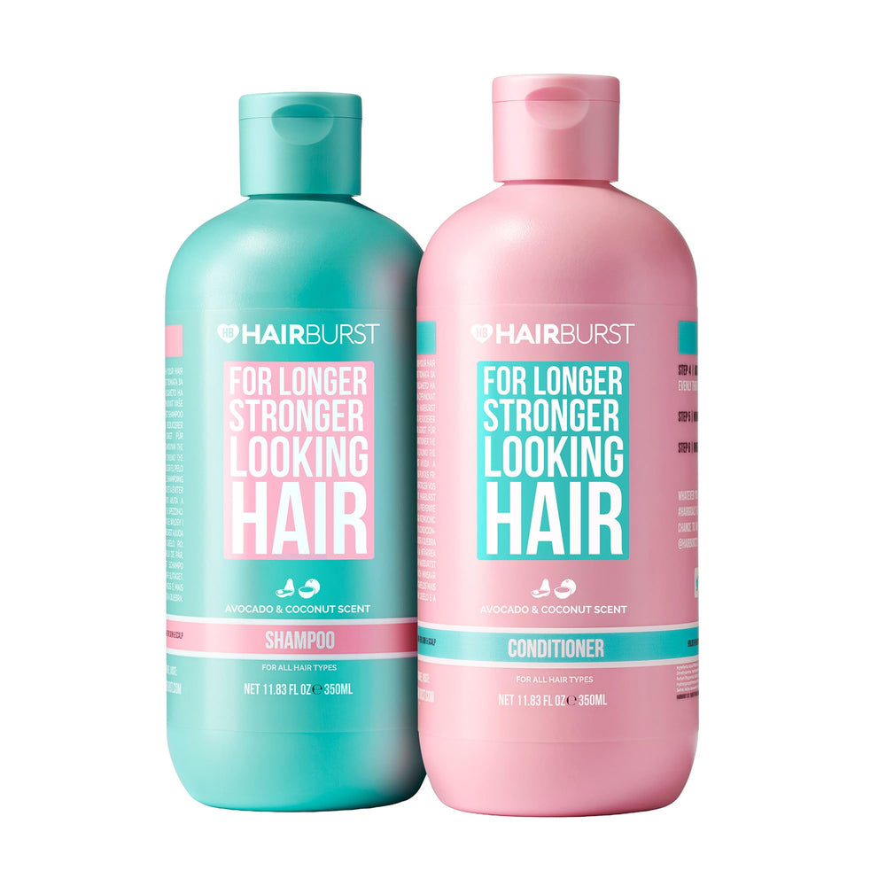 HAIR BURST Shampoing: bouteille pompe, soin sans SLS pour cheveux plus forts.