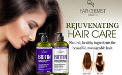Hair Chemist Pro-Growth Après-shampooing Biotine – flacon élégant, démêlage facilité et cheveux plus forts.