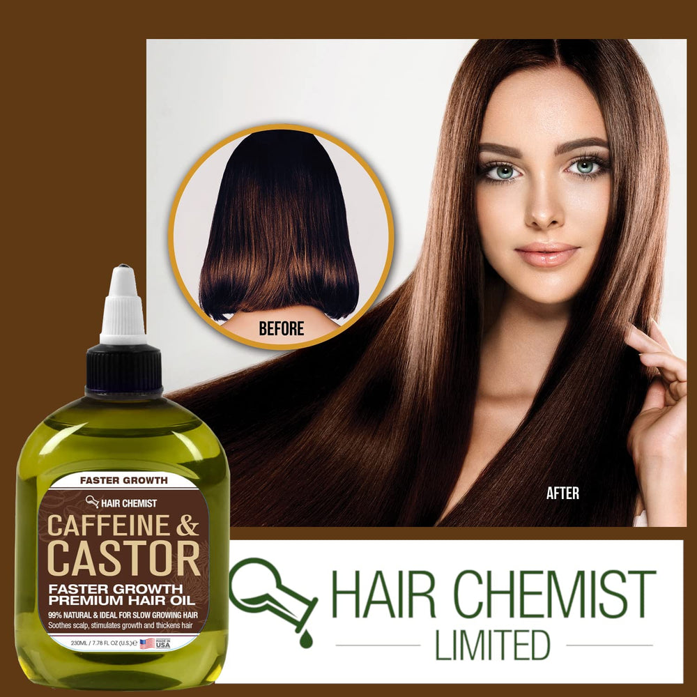 Hair Chemist application sur les cheveux, résultats potentiels d'hydratation et de douceur.