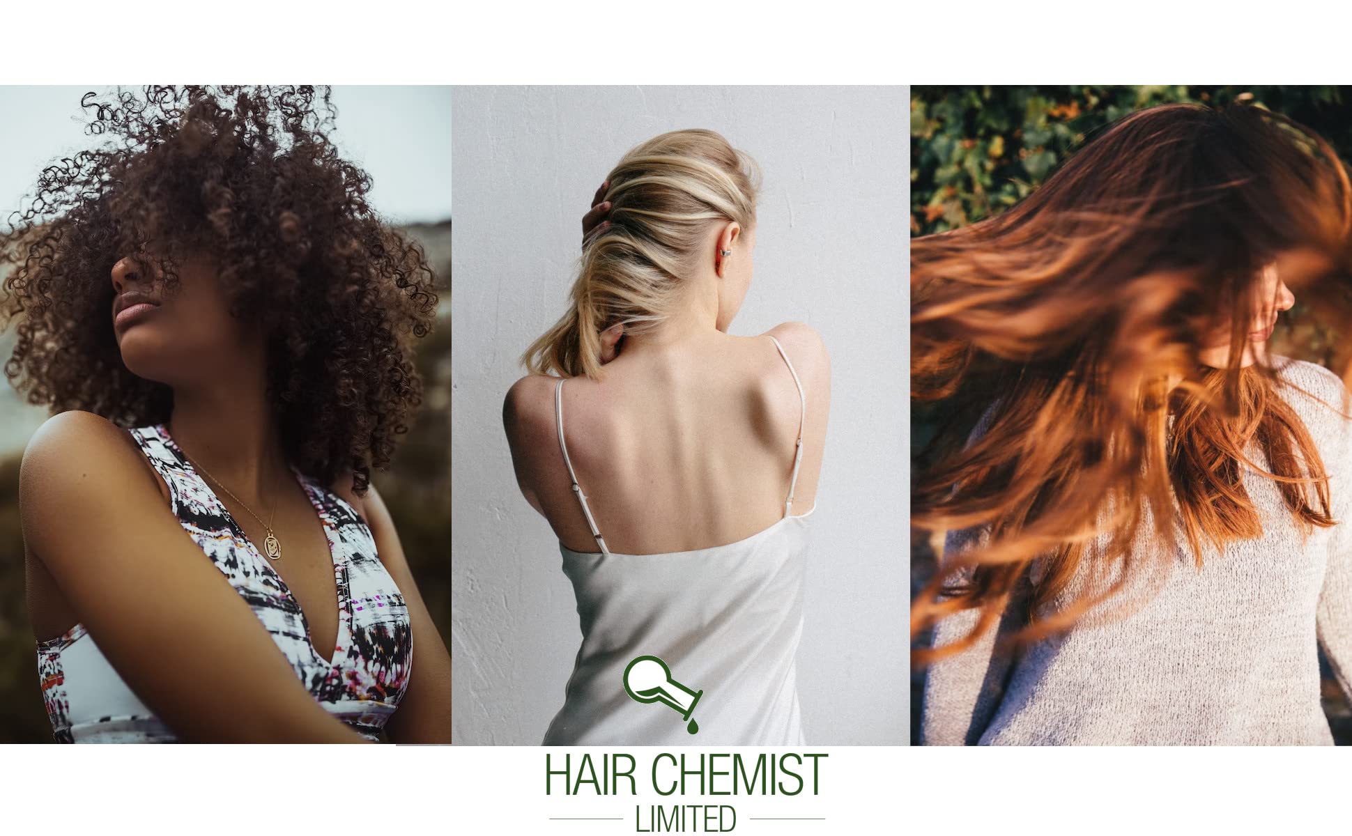 Packaging Hair Chemist élégant reflétant la qualité produit.