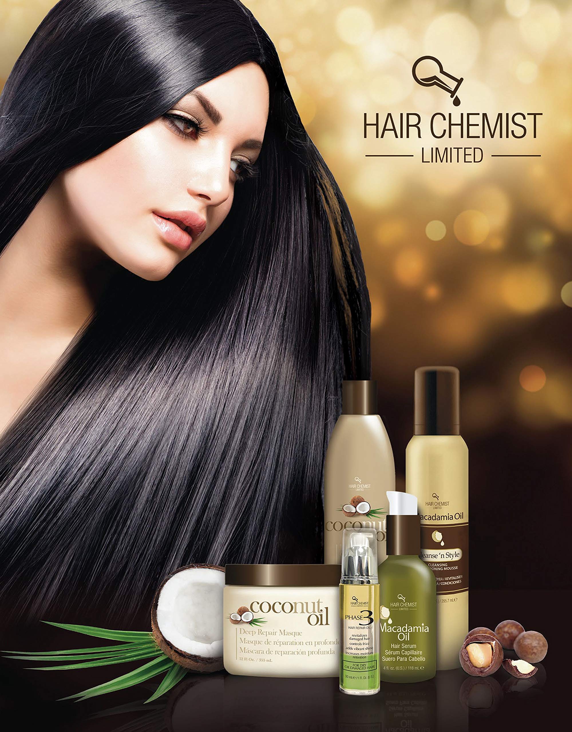 Hair Chemist Masque Huile de Coco, moment spa à domicile.