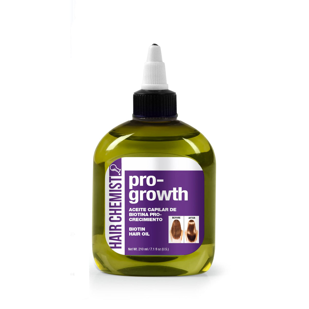 Hair Chemist Pro-Growth Biotine: bouteille 7,1 oz pour nourrir le cuir chevelu.