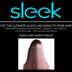 Hair Chemist Sleek cheveux lisses et brillants apres utilisation.